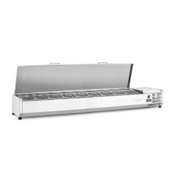 Šildoma vitrina GN 1/3, Arktic, 9x GN 1/3, GN 1/3, 54L, 230V/180W, 420x2005x(H)630mm