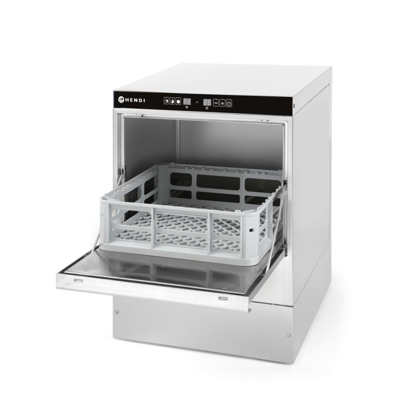 Indaplovė 40 x 40, rankinis Valdymas, HENDI, Budget Line, su ploviklio dozatoriumi ir pompa, 230V/2800W, 470x510x(H)710mm