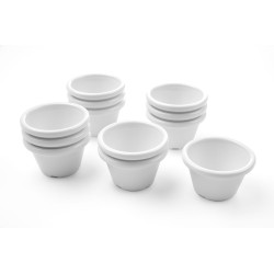 Porcijinis indelis, HENDI, 0,045L, Dramblio kaulo spalvos, 12 vnt., ⌀60x(H)35mm