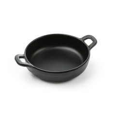 Miniatiūrinė apvali keptuvė Little Chef, HENDI, Juodas, 150x115x(H)37mm