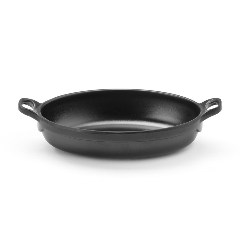 Miniatiūrinė ovali keptuvė Little Chef, Fine Dine, Juodas, 155x80x(H)37mm