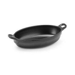 Miniatiūrinė ovali keptuvė Little Chef, Fine Dine, Juodas, 155x80x(H)37mm