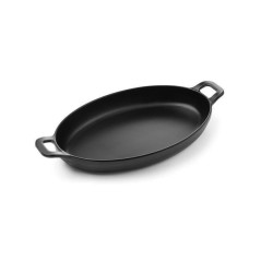 Miniatiūrinė ovali keptuvė Little Chef, Fine Dine, Juodas, 263x140x(H)37mm