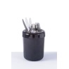 Stalo indelis šiukšlėms / stalo įrankiams, HENDI, Juodas, ⌀130x(H)160mm