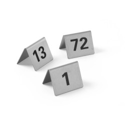 Informacinės lentelės numeriai, HENDI, Numeriai 1-12, 50x35x(H)40mm