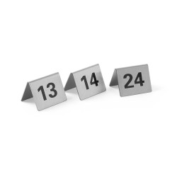 Informacinės lentelės numeriai, HENDI, Numeriai 13-24, 50x35x(H)40mm