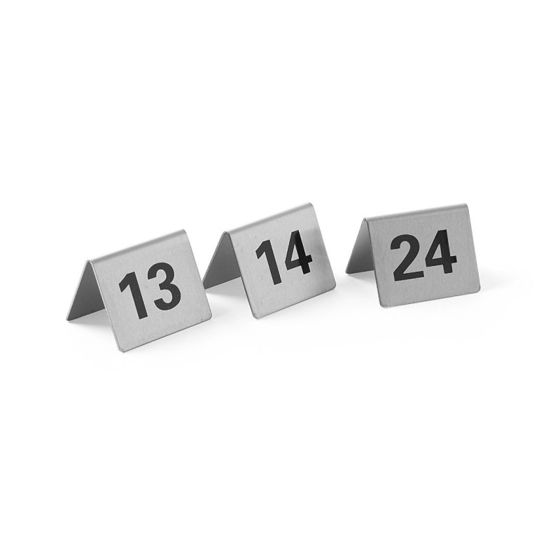 Informacinės lentelės numeriai, HENDI, Numeriai 13-24, 50x35x(H)40mm