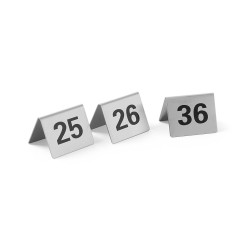 Informacinės lentelės numeriai, HENDI, Numeriai 25-36, 50x35x(H)40mm