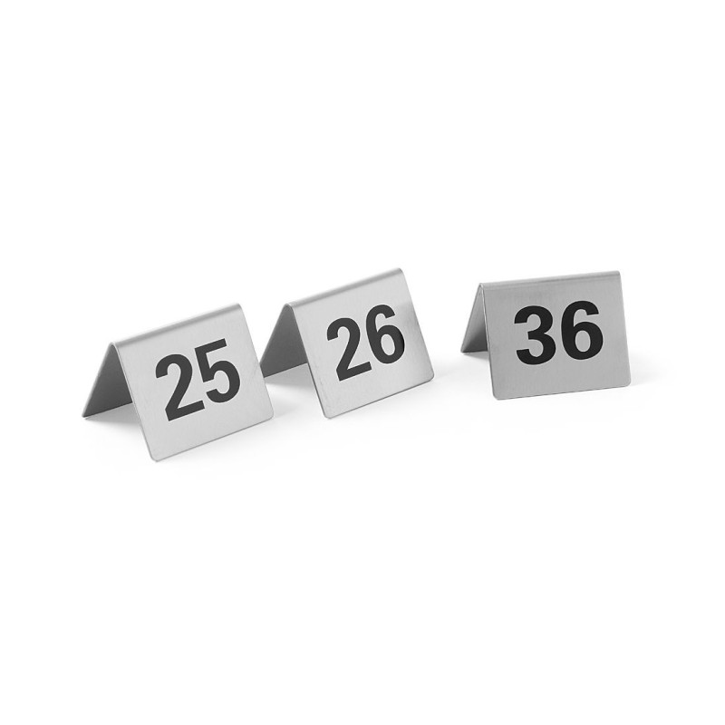 Informacinės lentelės numeriai, HENDI, Numeriai 25-36, 50x35x(H)40mm