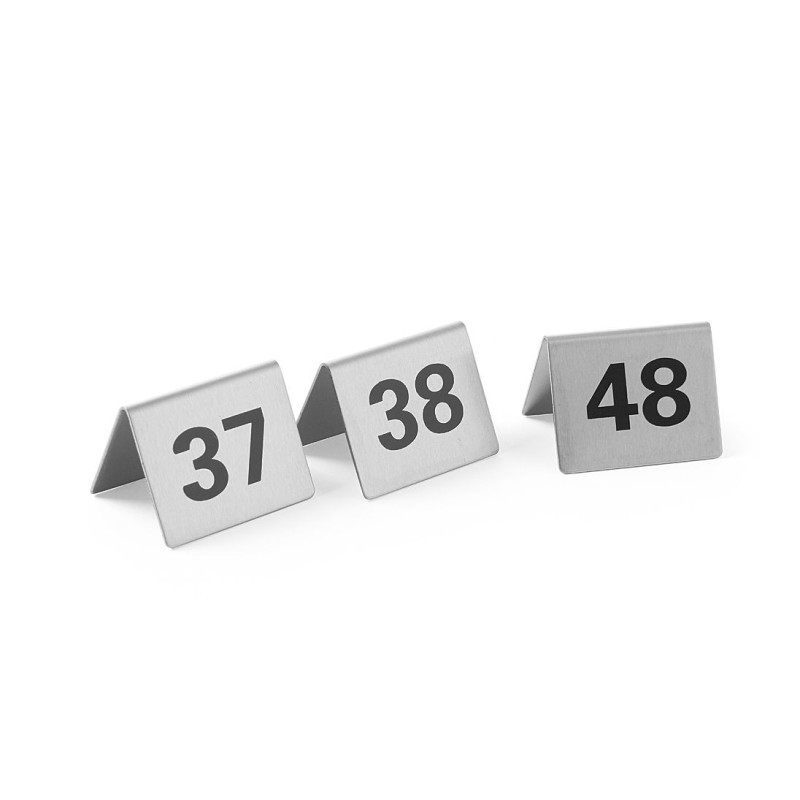 Informacinės lentelės numeriai, HENDI, Numeriai 37-48, 50x35x(H)40mm