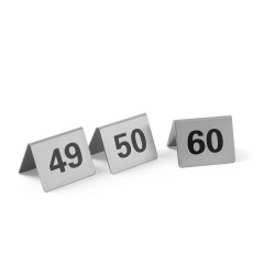 Informacinės lentelės numeriai, HENDI, Numeriai 49-60, 50x35x(H)40mm