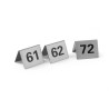 Informacinės lentelės numeriai, HENDI, Numeriai 61-72, 50x35x(H)40mm