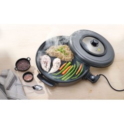 Elektrinė keptuvė, HENDI, elektrinė keptuvė 400x(H)50 mm, 230V/1400W, ⌀400x(H)190mm