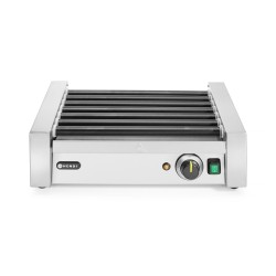 Vienos zonos ritininis dešrelių grilis, HENDI, 7 ritinėliai, 230V/740W, 525x365x(H)176mm