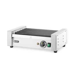 Vienos zonos ritininis dešrelių grilis, HENDI, 7 ritinėliai, 230V/740W, 525x365x(H)176mm