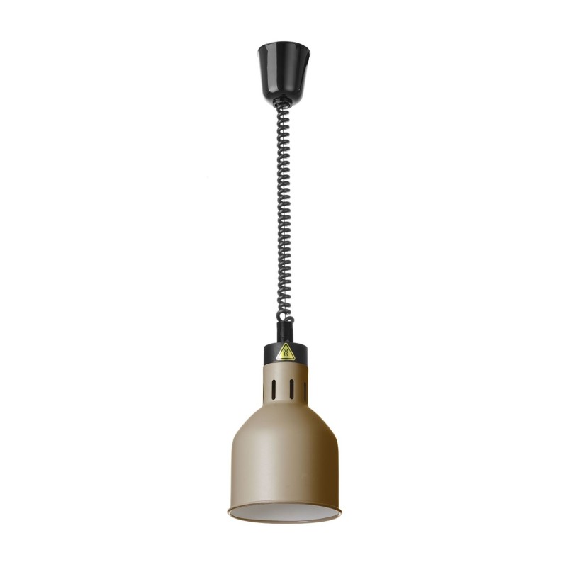 Pakabinama šildoma lempa, cilindrinė, HENDI, Smėlio spalvos, 230V/250W, ⌀175x(H)250mm