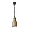 Pakabinama šildoma lempa, cilindrinė, HENDI, Smėlio spalvos, 230V/250W, ⌀175x(H)250mm