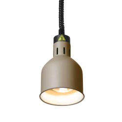 Pakabinama šildoma lempa, cilindrinė, HENDI, Smėlio spalvos, 230V/250W, ⌀175x(H)250mm