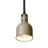 Pakabinama šildoma lempa, cilindrinė, HENDI, Smėlio spalvos, 230V/250W, ⌀175x(H)250mm