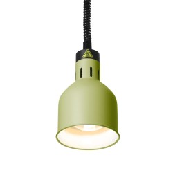 Pakabinama šildoma lempa, cilindrinė, HENDI, Žalia, 230V/250W, ⌀175x(H)250mm