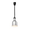 Pakabinama šildoma lempa, cilindrinė, HENDI, Sidabro, 230V/250W, ⌀175x(H)250mm