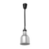 Pakabinama šildoma lempa, cilindrinė, HENDI, Sidabro, 230V/250W, ⌀175x(H)250mm