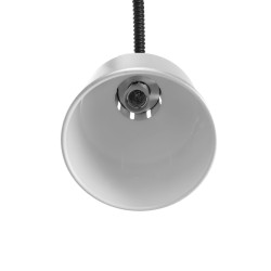 Pakabinama šildoma lempa, cilindrinė, HENDI, Sidabro, 230V/250W, ⌀175x(H)250mm
