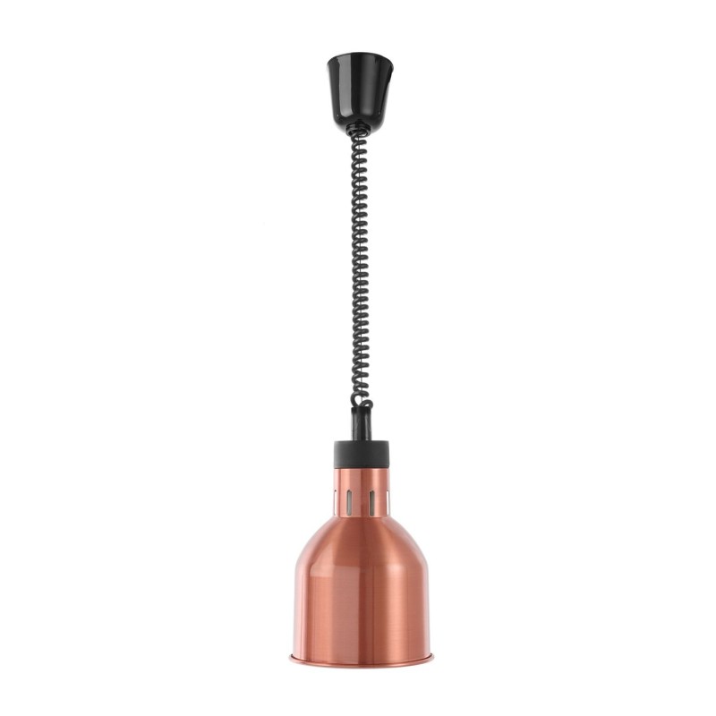 Pakabinama šildoma lempa, cilindrinė, HENDI, Varis, 230V/250W, ⌀175x(H)250mm