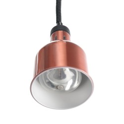 Pakabinama šildoma lempa, cilindrinė, HENDI, Varis, 230V/250W, ⌀175x(H)250mm