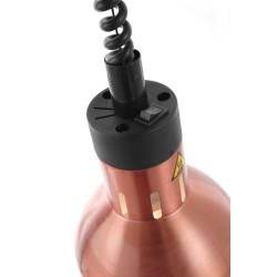 Pakabinama šildoma lempa, cilindrinė, HENDI, Varis, 230V/250W, ⌀175x(H)250mm