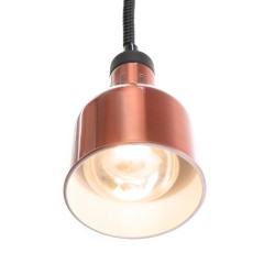 Pakabinama šildoma lempa, cilindrinė, HENDI, Varis, 230V/250W, ⌀175x(H)250mm