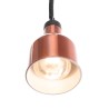 Pakabinama šildoma lempa, cilindrinė, HENDI, Varis, 230V/250W, ⌀175x(H)250mm
