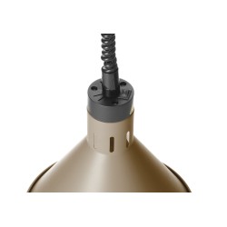 Reguliuojama šildoma lempa, kūgio formos, HENDI, Smėlio spalvos, 230V/250W, ⌀275x(H)250mm