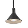 Reguliuojama šildoma lempa, kūgio formos, HENDI, Juodas, 230V/250W, ⌀275x(H)250mm