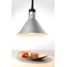 Reguliuojama šildoma lempa, kūgio formos, HENDI, Sidabro, 230V/250W, ⌀275x(H)250mm