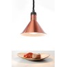 Reguliuojama šildoma lempa, kūgio formos, HENDI, Varis, 230V/250W, ⌀275x(H)250mm
