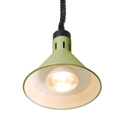 Reguliuojama šildoma lempa, kūgio formos, HENDI, Žalia, 230V/250W, ⌀275x(H)250mm