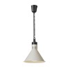 Reguliuojama šildoma lempa, kūgio formos, HENDI, Balta, 230V/250W, ⌀275x(H)250mm
