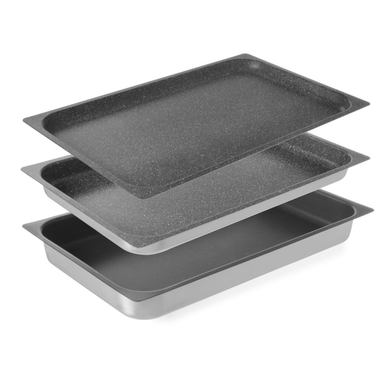 Aliuminio gastro talpa GN 1/1 su nepridegančia danga 65 mm