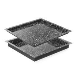Padėklas CONVECTOMAT CLASSIC GN 2/3, HENDI, GN 2/3, Juodas, 354x325x(H)40mm