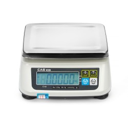 Svarstyklės su legalizacija, 15 kg, CAS, 250x280x(H)112mm