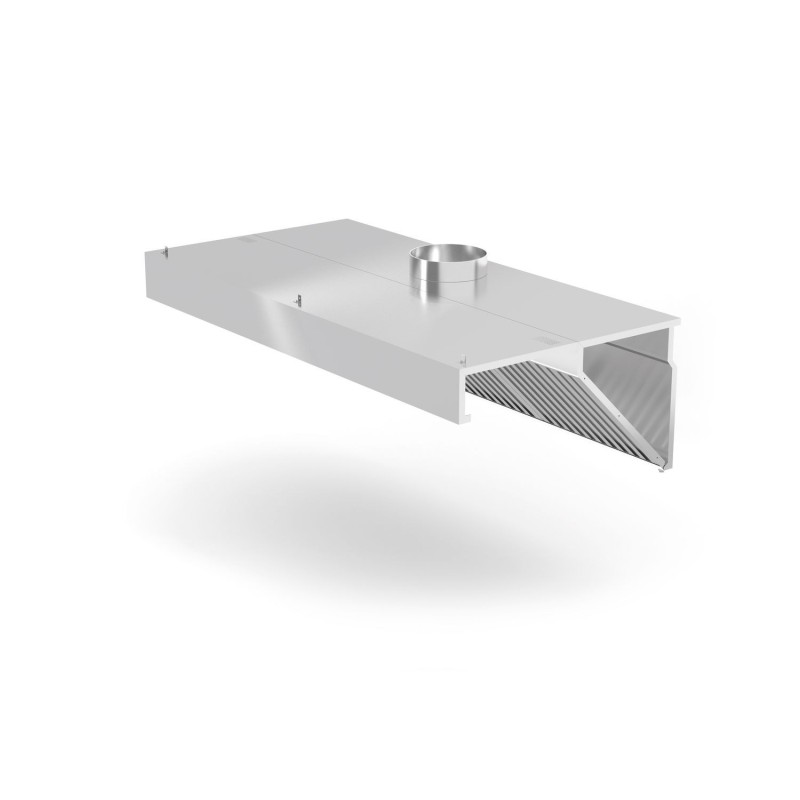 Sieninis įstrižas gartraukio gaubtas, HENDI, Profi Line, Be apšvietimo, 1000x700x(H)450mm