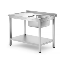 Stalas n.pl. su plautuve dešinėje 1000x700x850 mm