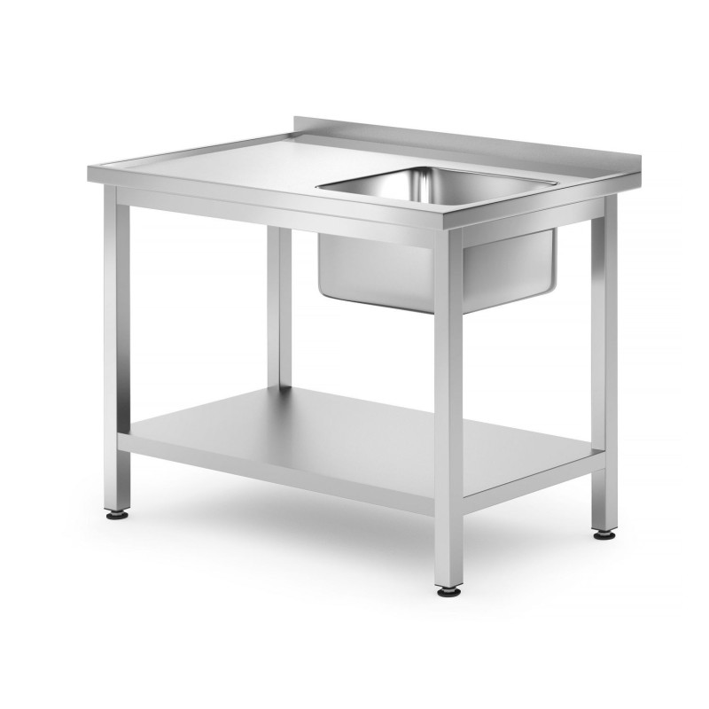 Stalas n.pl. su plautuve dešinėje 1000x700x850 mm