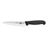 Virtuvinis peilis, platūs ašmenys, Victorinox, Juodas, (L)284mm