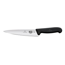 Virtuvinis peilis, platūs ašmenys, Victorinox, Juodas, (L)314mm