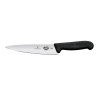 Virtuvinis peilis, platūs ašmenys, Victorinox, Juodas, (L)314mm