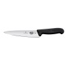 Virtuvinis peilis, platūs ašmenys, Victorinox, Juodas, (L)314mm