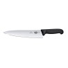 Virtuvinis peilis, platūs ašmenys, Victorinox, Juodas, (L)380mm