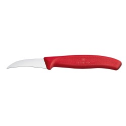 Lenktas daržovių peilis, Victorinox, Raudona, (L)162mm